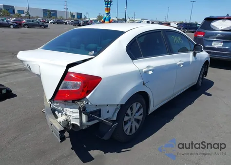 2012 Honda Civic Lx from USA, damaged, VIN 19XFB2F55CE356376